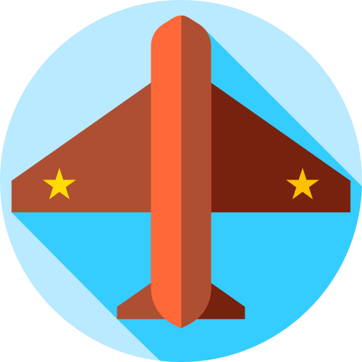 Fighter plane icon