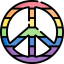 Peace symbol іконка 64x64