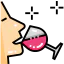 Wine tasting icon 64x64