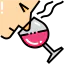 Wine tasting icon 64x64