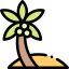 Coconut tree icon 64x64