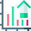 Bar graph icon 64x64