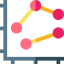 Line graph ícone 64x64