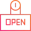Open sign ícono 64x64