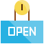 Open sign ícono 64x64