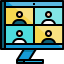 Video calling icon 64x64