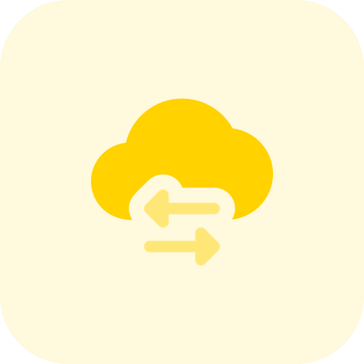 Data transfer ícone