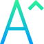 Resize font ícone 64x64