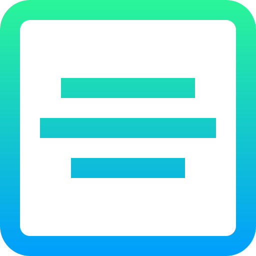 Align center icon