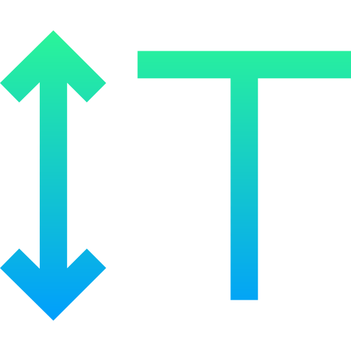 Text height icon