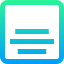 Align center 图标 64x64