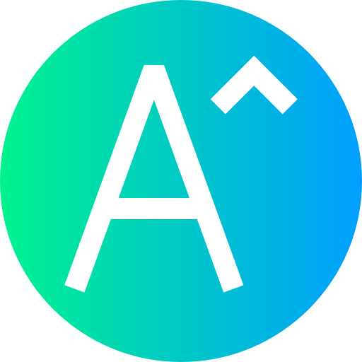 Resize font ícone