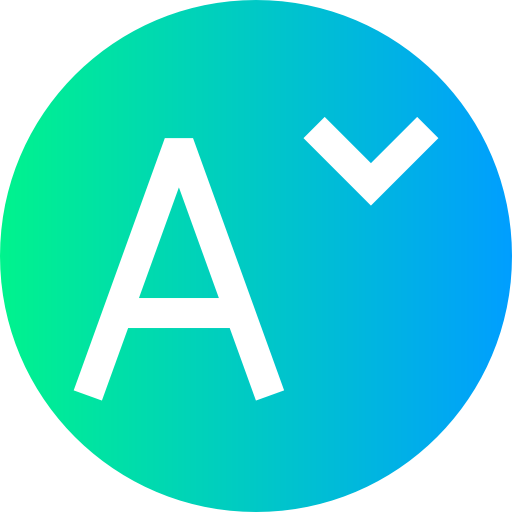 Resize font icon