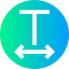 Text width ícone 64x64