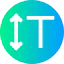 Text height ícone 64x64