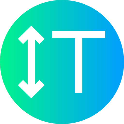 Text height icon