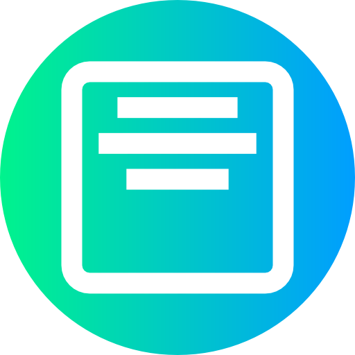 Align center icon