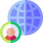 Global network ícone 64x64