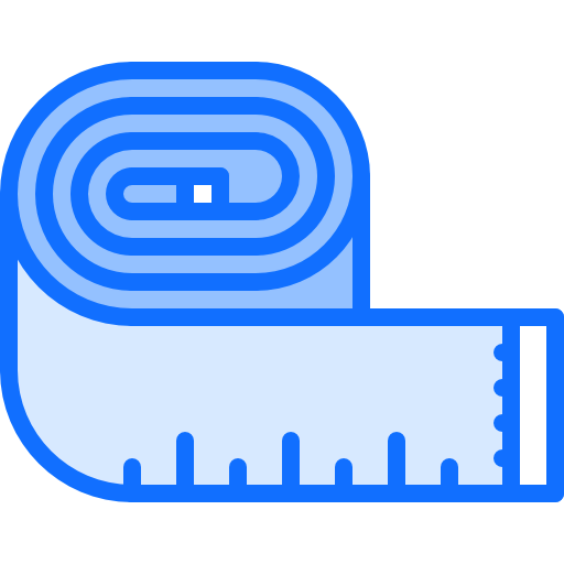 Measuring tape icon