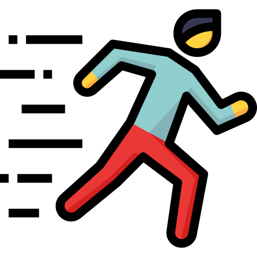 Running man icon