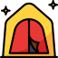 Camping tent icon 64x64