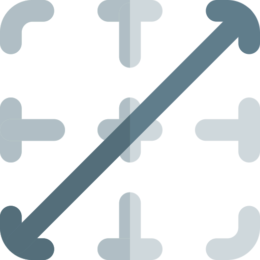 Diagonal icon