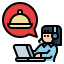 Call center agent icône 64x64