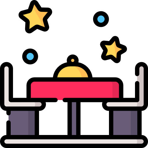 Dinner table icon