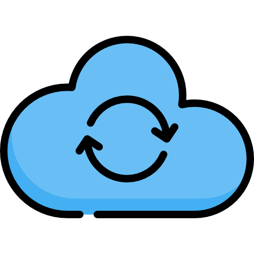 Cloud sync icon