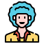 Afro hair 图标 64x64