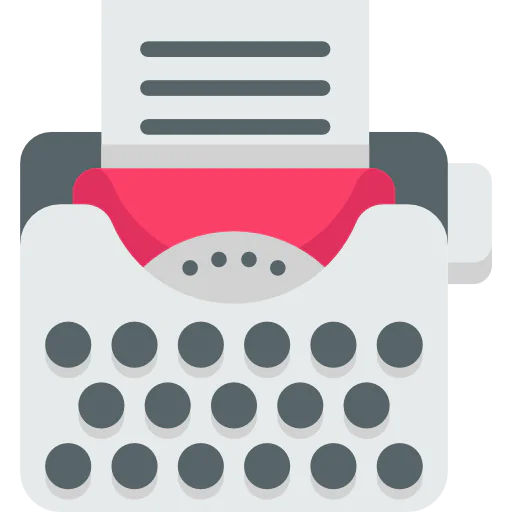 Typewriter icon