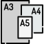 Paper size icon 64x64