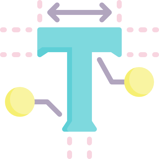Font adjustment icon