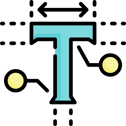 Font adjustment icon