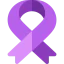 Purple ribbon アイコン 64x64