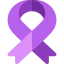 Purple ribbon icon 64x64