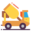 Concrete mixer icon 64x64