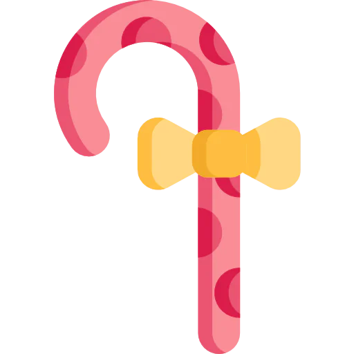 Candy cane icon