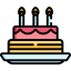 Birthday cake icon 64x64