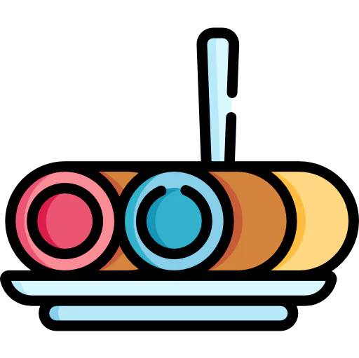 Roll cake icon
