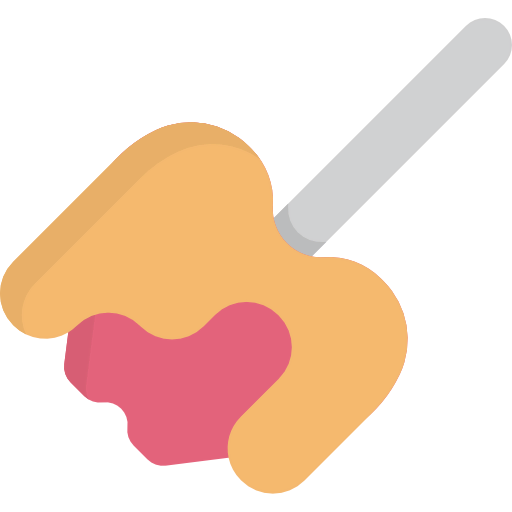 Caramelized apple icon