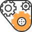 Cogwheel icon 64x64