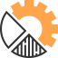 Pie chart icon 64x64