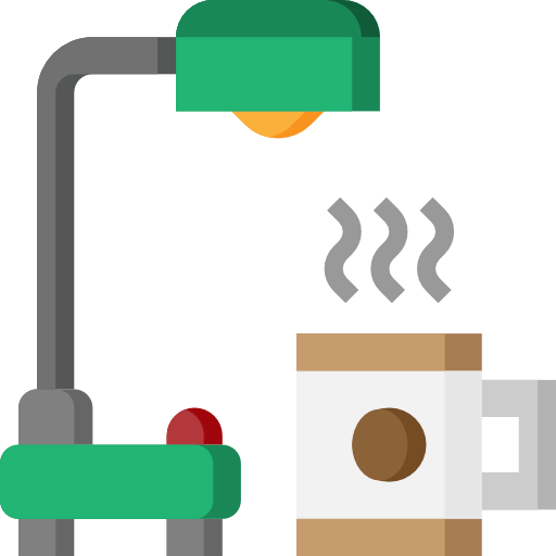 Desk lamp icon