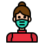 Medical mask icon 64x64