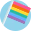 Rainbow flag Symbol 64x64