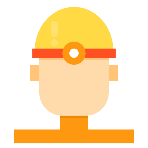 Construction worker icon