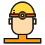 Construction worker 图标 64x64