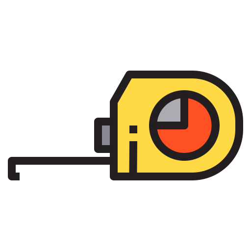 Measure tape icon