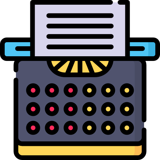 Typewriter icon